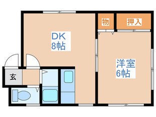 澄川マンションの物件間取画像